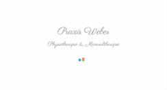 Desktop Screenshot of praxis-weber.com